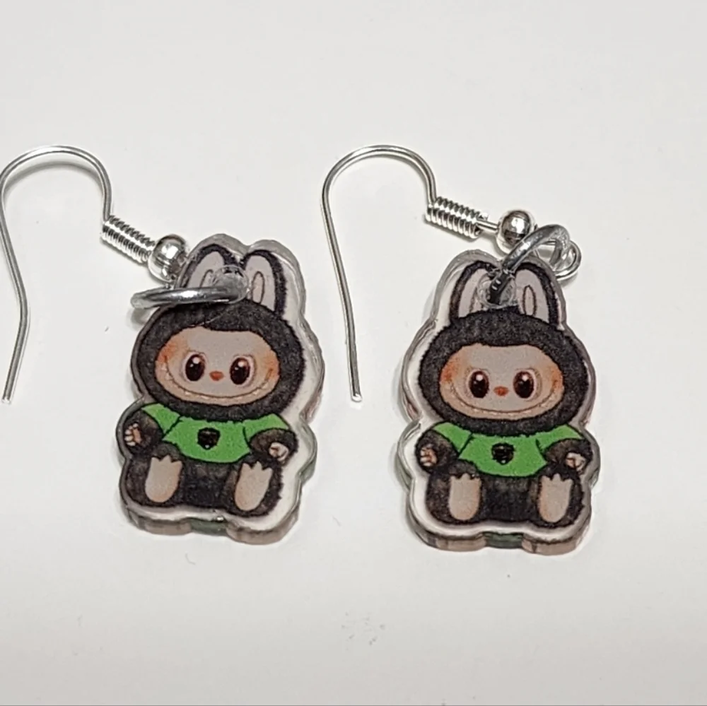 Labu Earrings LBB Monster Brown Jewelry Pop Mart Colorful Dangle
